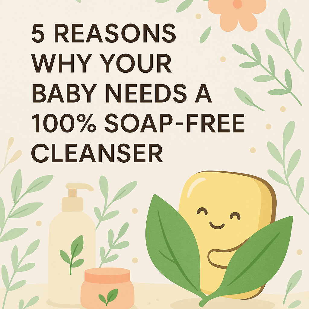 5 Reasons Why Your Baby Needs a 100% Soap-Free Cleanser